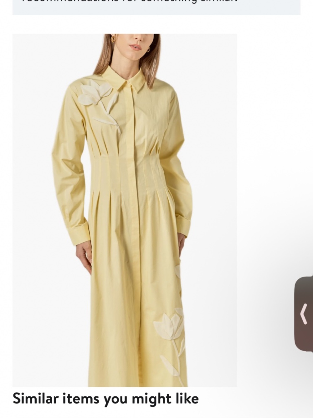 English Factory Floral Appliqué Dress